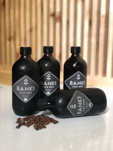 4 Bottles of Banks Cold Brew Coffee Concentrate 500ml